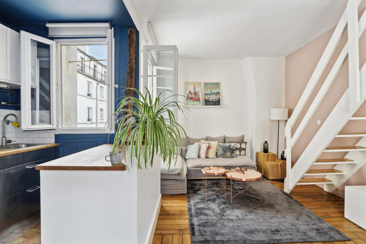 Charming Duplex In Privatestreet, Citycenter Paris Dış mekan fotoğraf